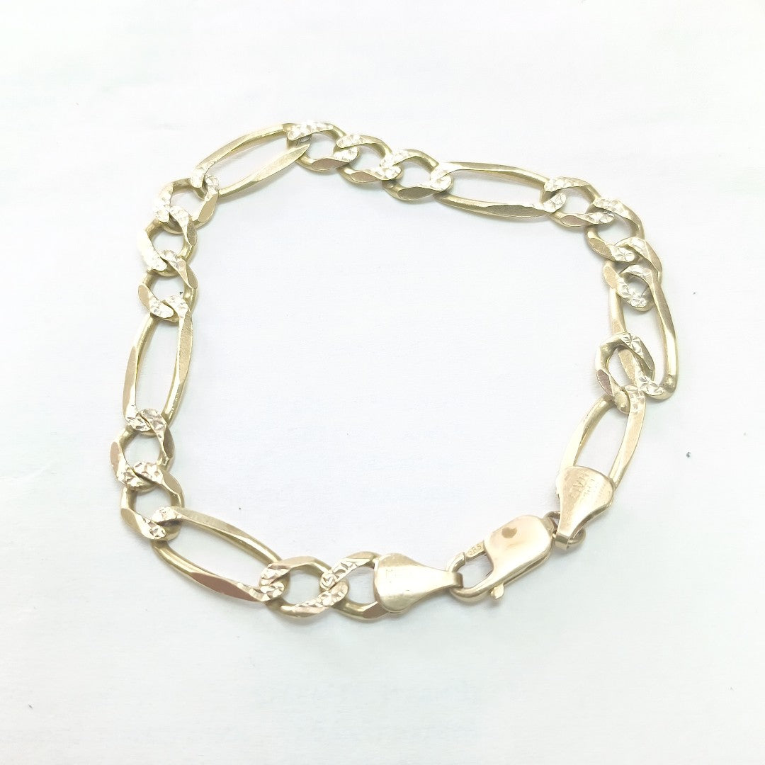 PULSERA ORO, RODIADO 14 K 10.6 GRMS (SEMINUEVO)