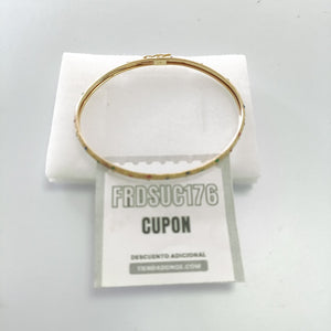 PULSERA RIGIDA ORO 14 K 3,80 GRMS (SEMINUEVO)