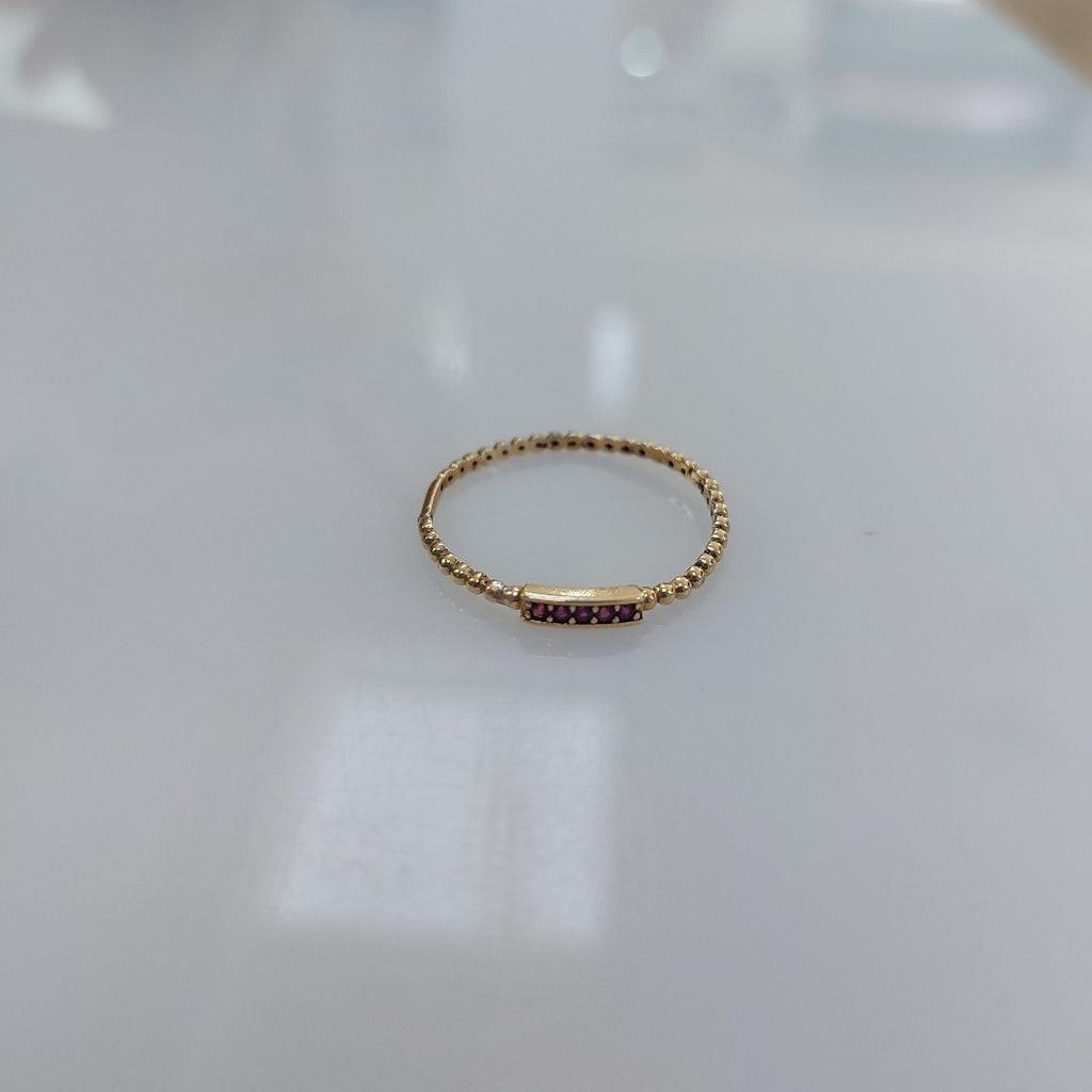 ANILLO ORO 14 K 0,90 GRMS (SEMINUEVO)