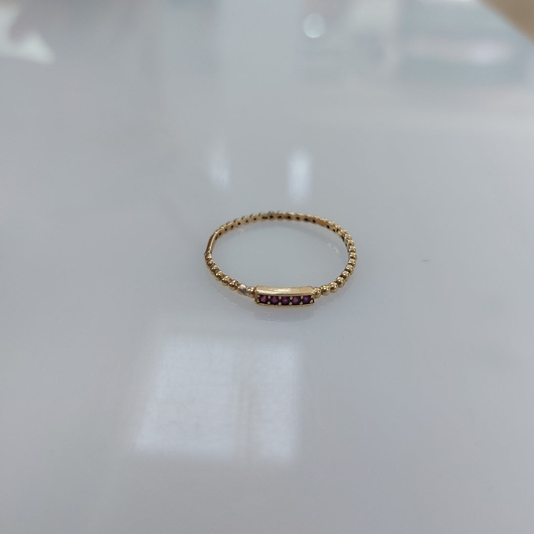 ANILLO ORO 14 K 0,90 GRMS (SEMINUEVO)