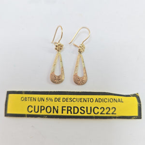 ARETES PAR ORO 10 K 1.1 GRMS (SEMINUEVO)