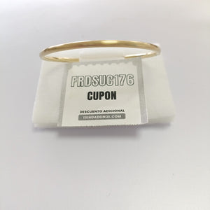 PULSERA RIGIDA ORO 14 K 5,80 GRMS (SEMINUEVO)
