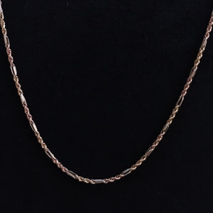 CADENA ORO COMBINADO 14 K 5,00 GRMS (SEMINUEVO)