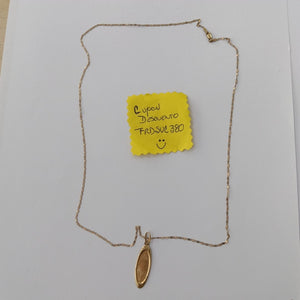 CADENA, DIJE ORO 14 K 2.4 GRMS (SEMINUEVO)