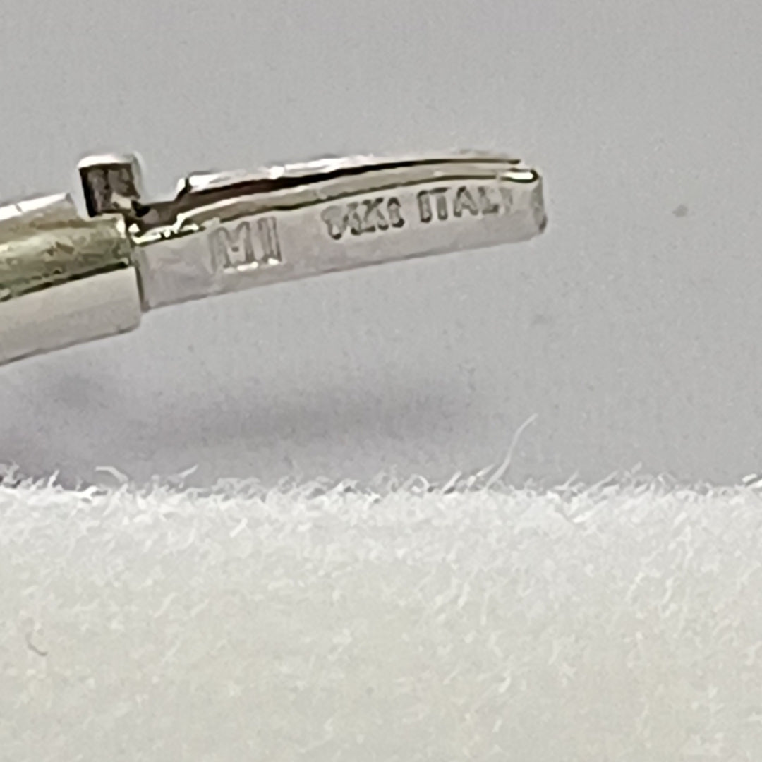 PULSERA RIGIDA ORO BLANCO 14 K 5,70 GRMS (SEMINUEVO)