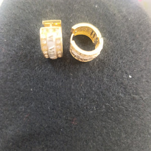 ARRACADAS PAR ORO 14 K 9.3 GRMS (SEMINUEVO)