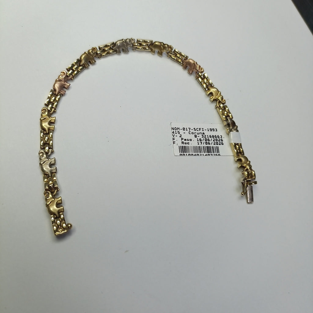 PULSERA ORO,ORO COMBINADO 14 K 10,70 GRMS (SEMINUEVO)
