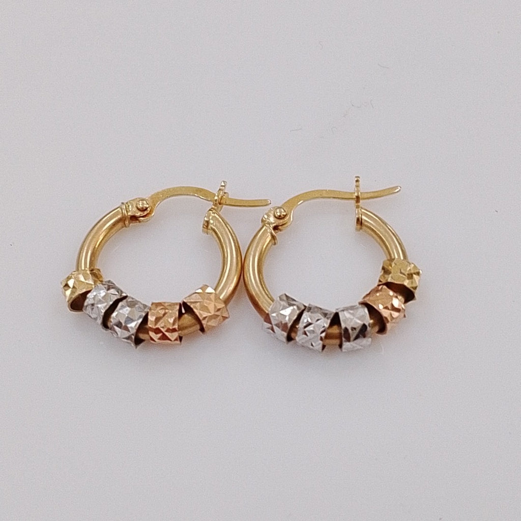 ARETES PAR ORO 14 K 2,30 GRMS (SEMINUEVO)