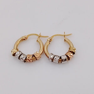 ARETES PAR ORO 14 K 2,30 GRMS (SEMINUEVO)