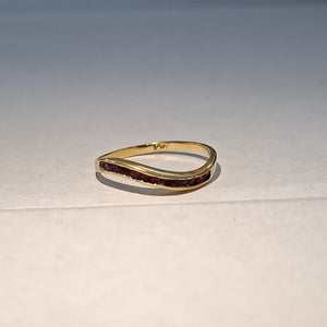 ANILLO ORO 14 K 1.4 GRMS (SEMINUEVO)