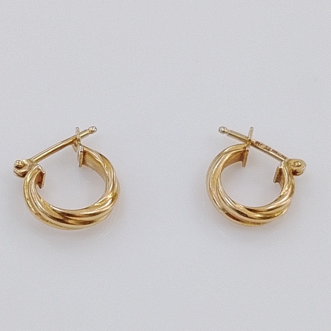 ARETES PAR ORO 14 K 0,70 GRMS (SEMINUEVO)