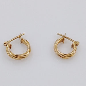ARETES PAR ORO 14 K 0,70 GRMS (SEMINUEVO)