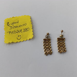 BROQUELES PAR ORO 14 K 4 GRMS (SEMINUEVO)