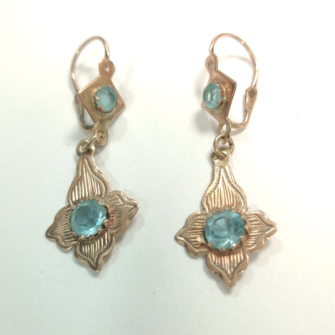 ARETES PAR ORO 8 K 3.3 GRMS (SEMINUEVO)