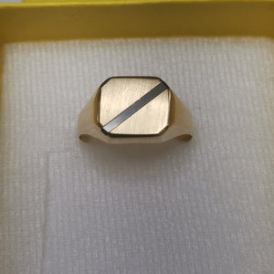 ANILLOS CABALLERO ORO 10K 3.6 (NUEVO)