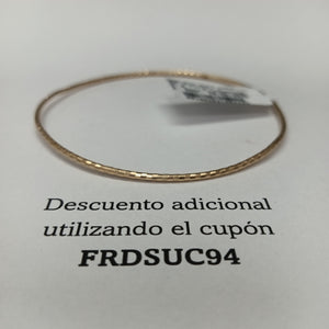 PULSERA RIGIDA ORO 14 K 2.3 GRMS (SEMINUEVO)