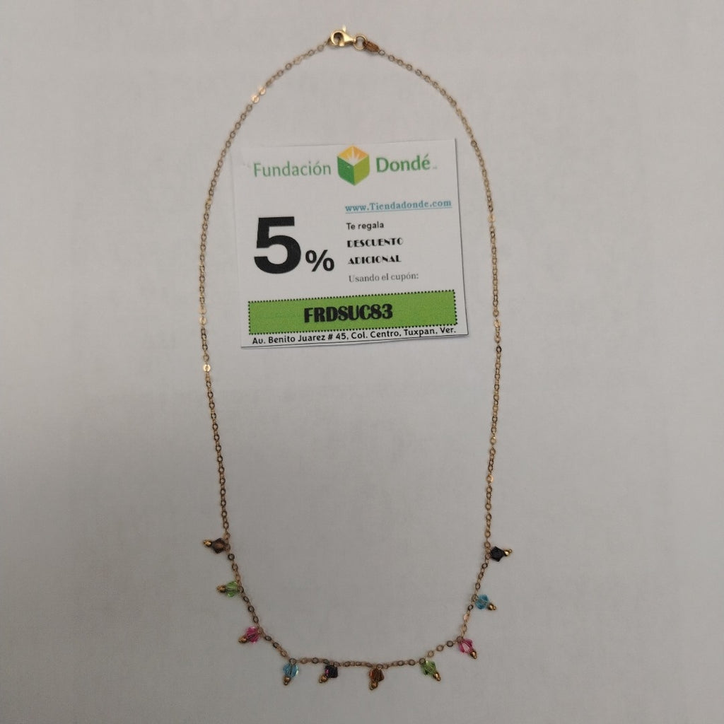 GARGANTILLA ORO 14 K 2.9 GRMS (SEMINUEVO)