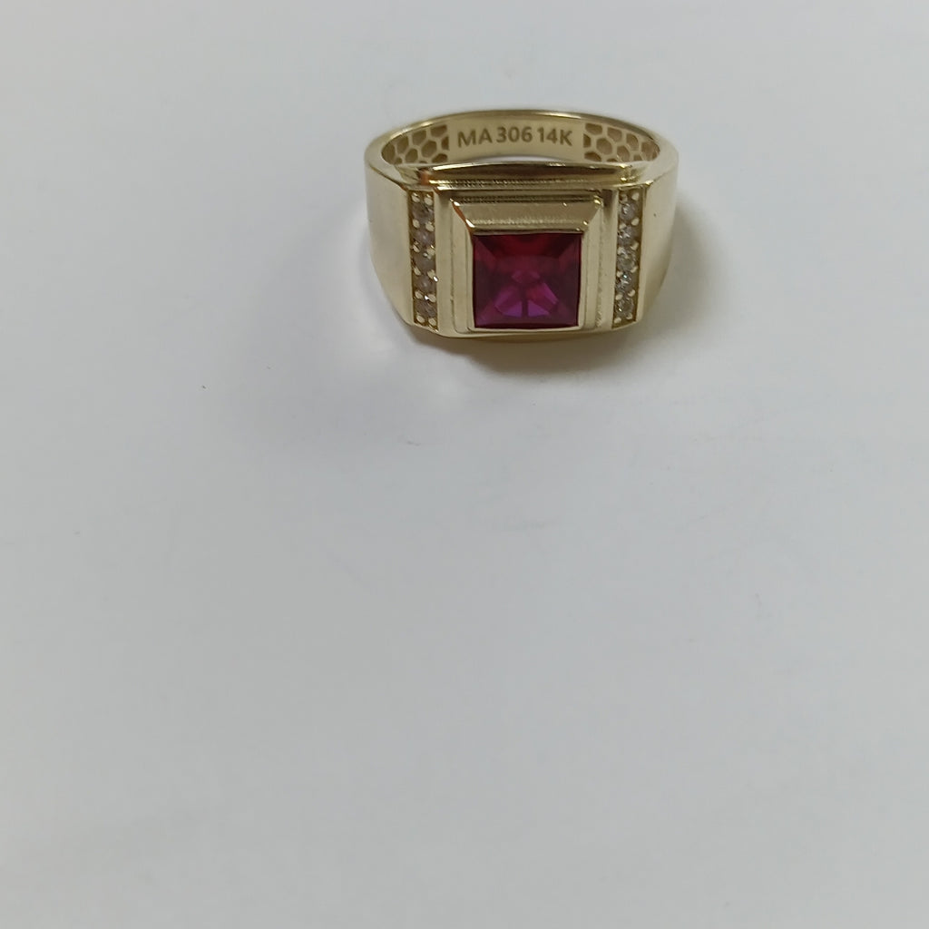 ANILLOS CABALLERO ORO 14K 6.3 (NUEVO)