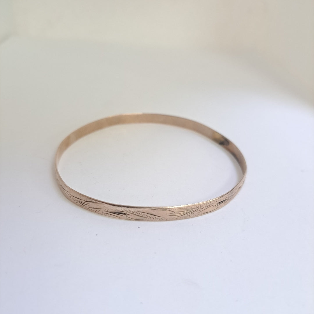 PULSERA RIGIDA ORO 8 K 7,80 GRMS (SEMINUEVO)