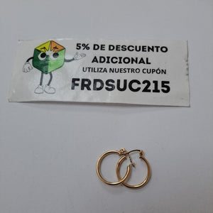 ARRACADAS PAR ORO 10 K 1.9 GRMS (SEMINUEVO)