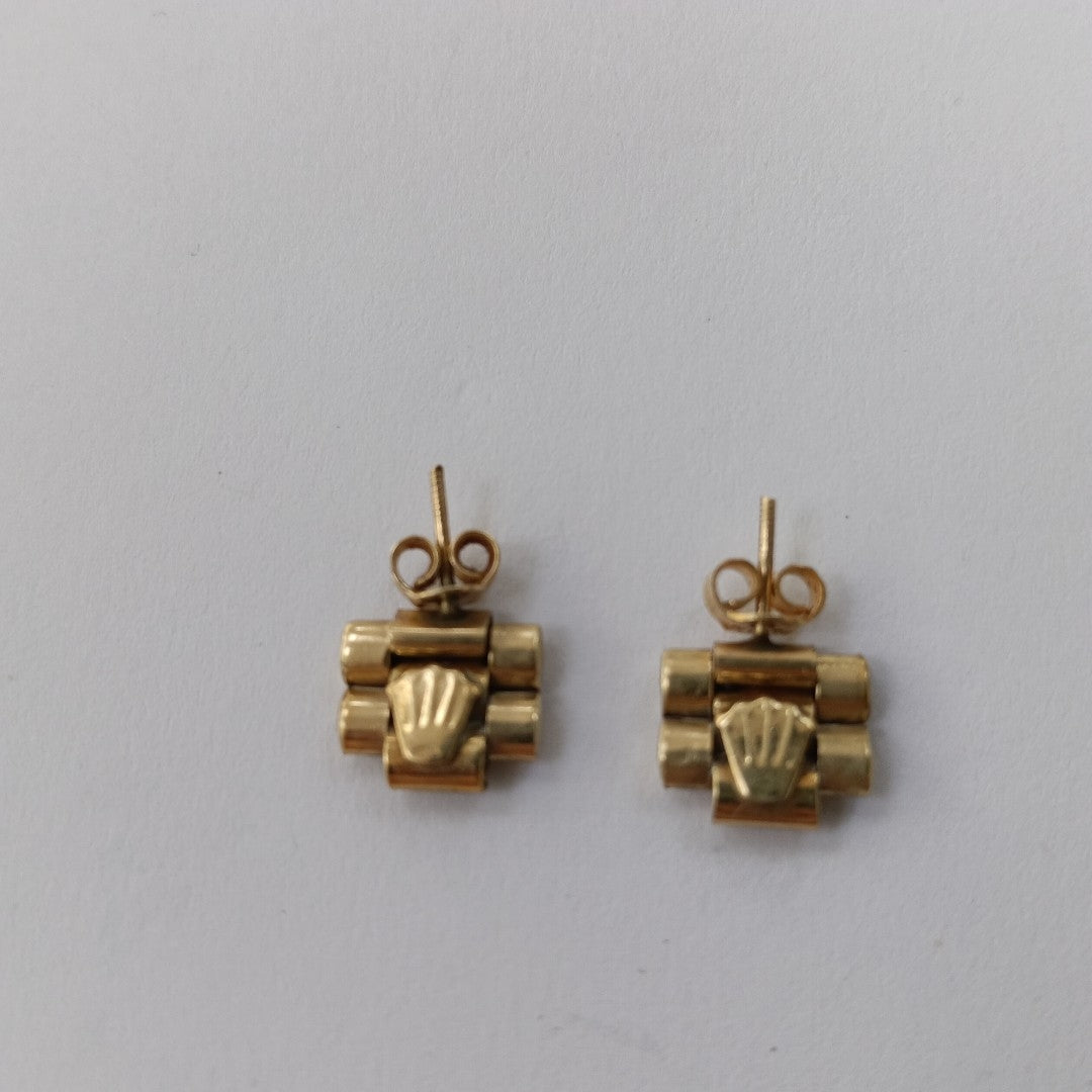 BROQUELES PAR ORO 14 K 3.5 GRMS (SEMINUEVO)