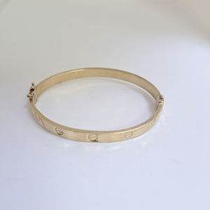 PULSERA RIGIDA ORO 10 K 5,60 GRMS (SEMINUEVO)