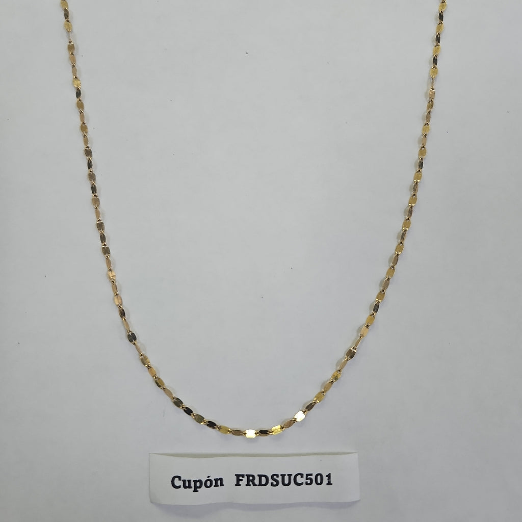 CADENA ORO 14 K 2.1 GRMS (SEMINUEVO)