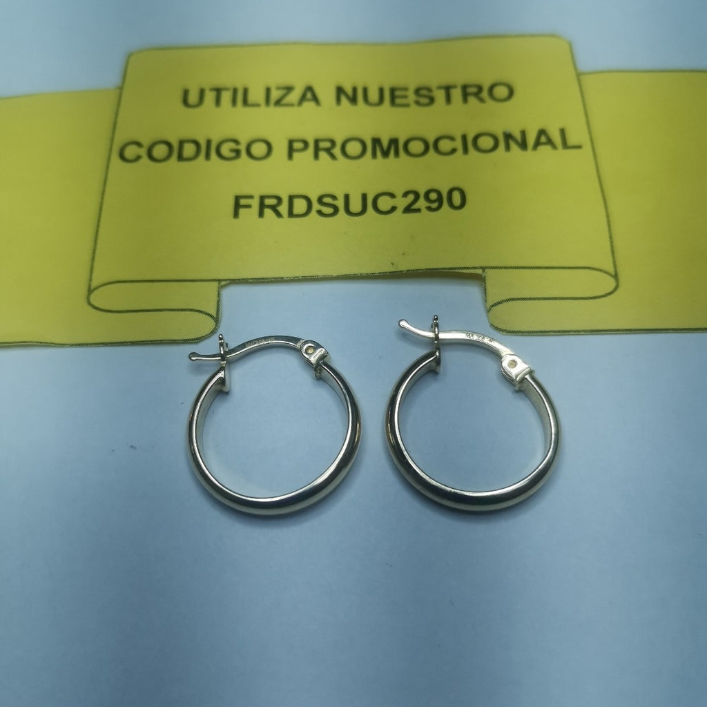 ARRACADAS ORO 14K 1.5 (NUEVO)
