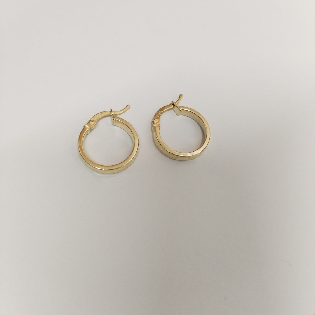 ARRACADAS ORO 14K 1.5 (NUEVO)