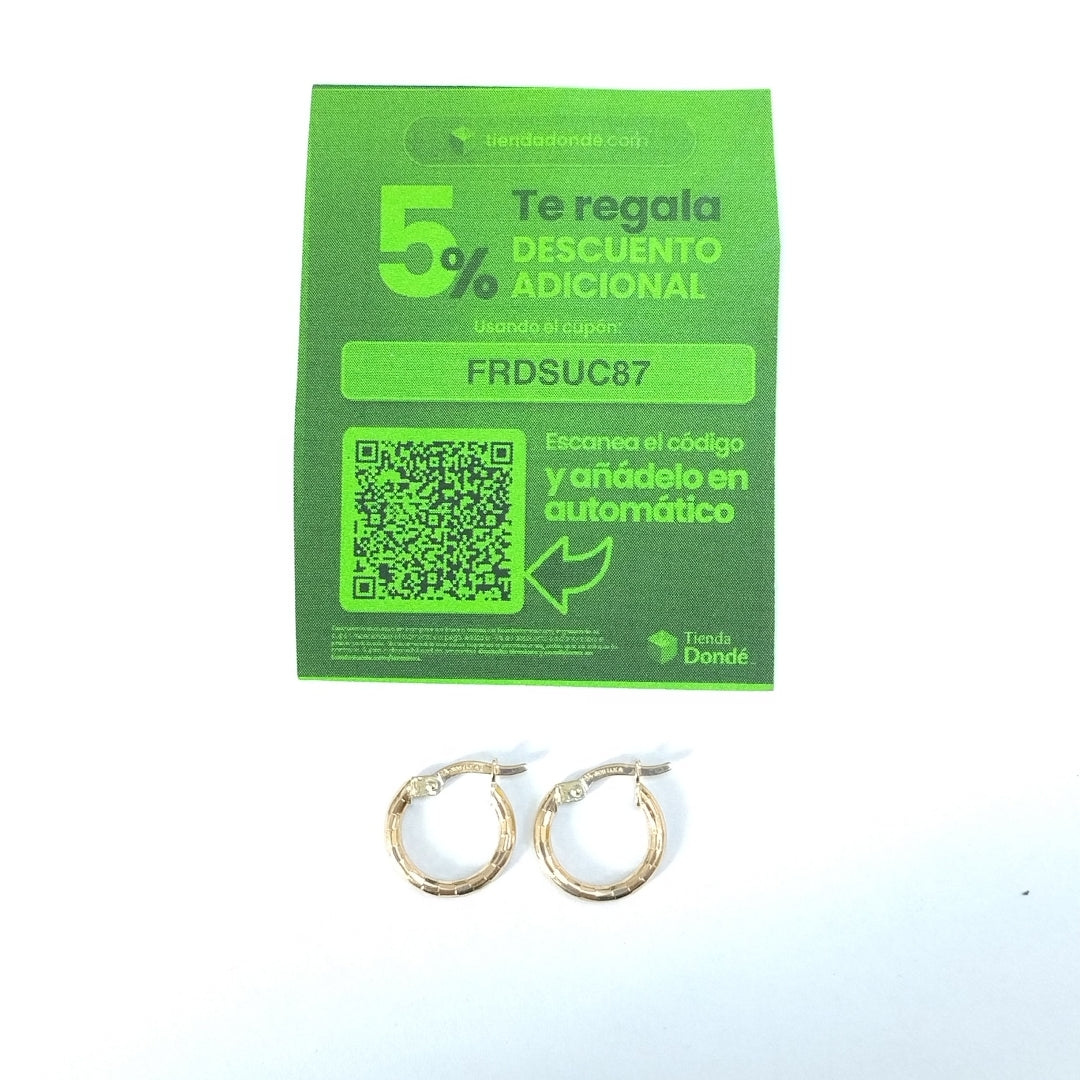 ARRACADAS ORO 14K 1.2 (NUEVO)