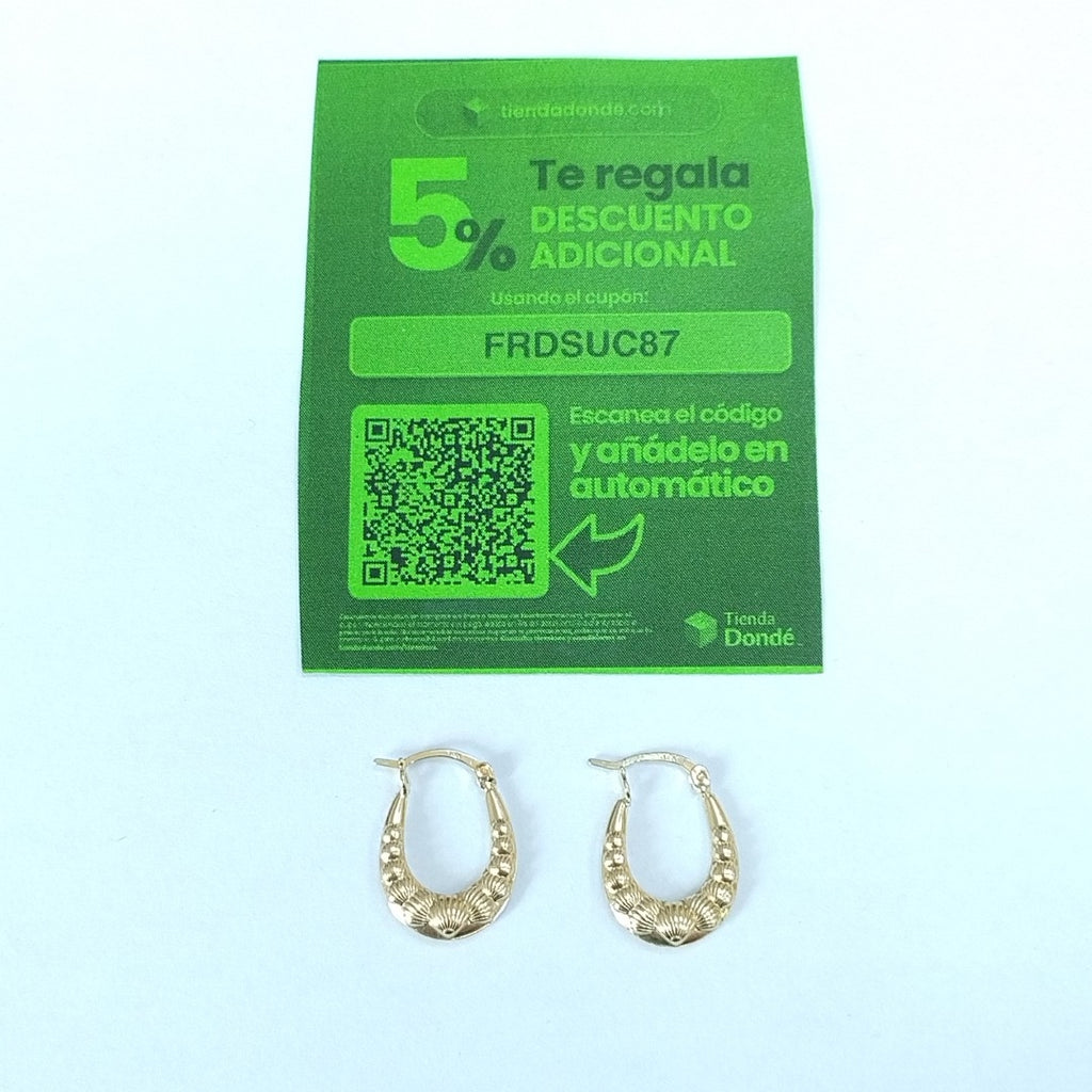 ARRACADAS ORO 14K 0.8 (NUEVO)