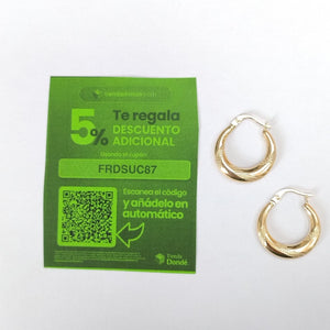 ARRACADAS ORO 14K 1.7 (NUEVO)