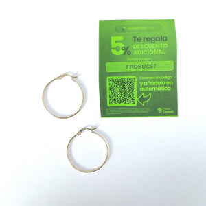 ARRACADAS ORO 14K 1.3 (NUEVO)
