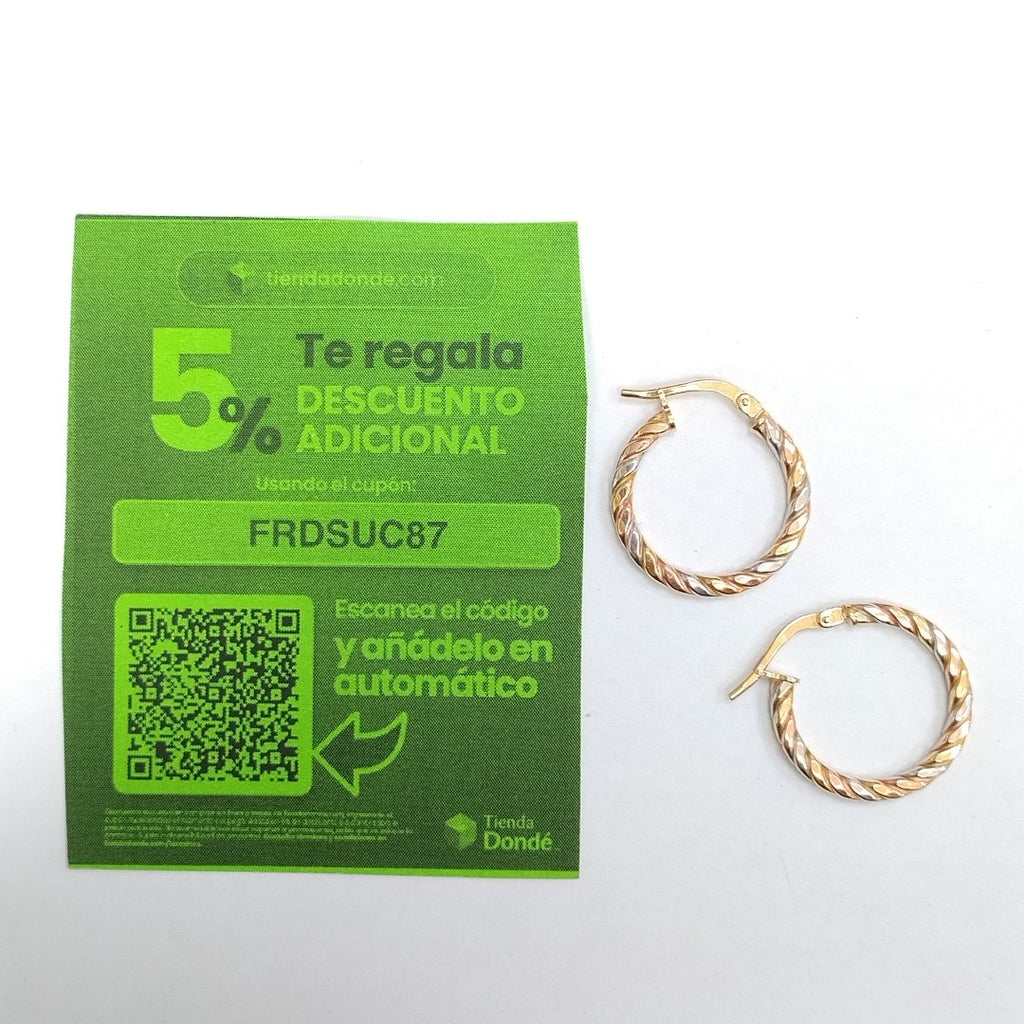 ARRACADAS ORO 14K 1.3 (NUEVO)