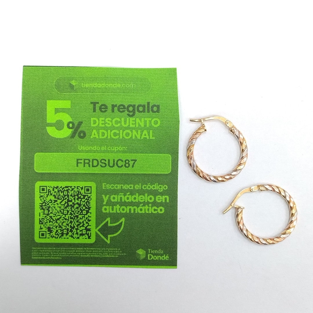 ARRACADAS ORO 14K 1.3 (NUEVO)