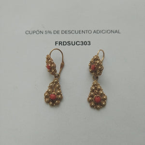ARETES PAR ORO 8 K 4.8 GRMS (SEMINUEVO)