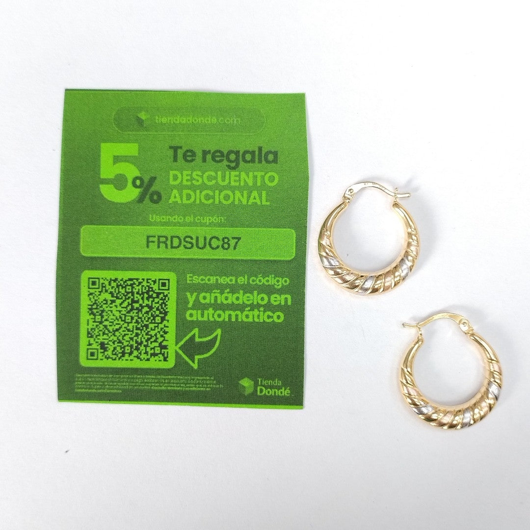 ARRACADAS ORO 14K 1.9 (NUEVO)