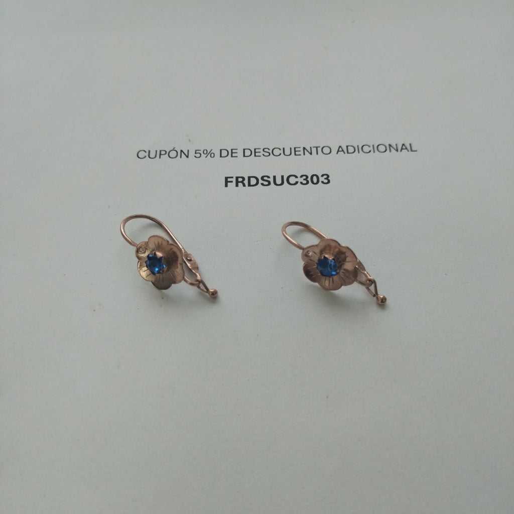 ARETES PAR ORO 8 K 2,10 GRMS (SEMINUEVO)
