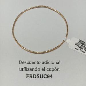 PULSERA RIGIDA ORO 14 K 2.2 GRMS (SEMINUEVO)