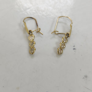 ARETES PAR ORO 10 K 0.9 GRMS (SEMINUEVO)