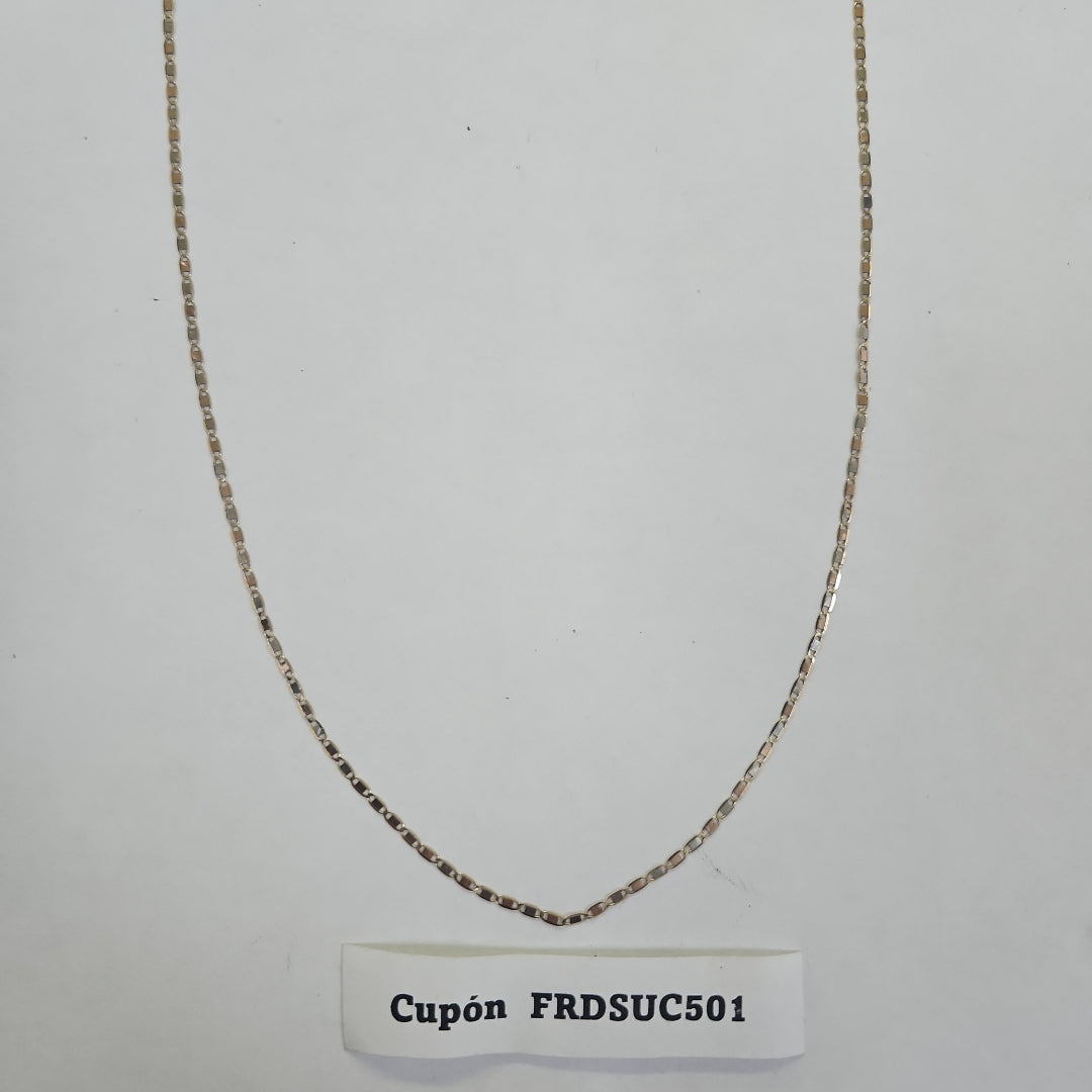 CADENA ORO 14 K 1,40 GRMS (SEMINUEVO)