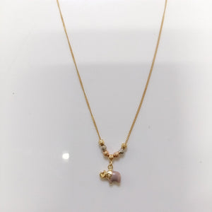 GARGANTILLA ORO, ORO COMBINADO 14 K 2.4 GRMS (SEMINUEVO)