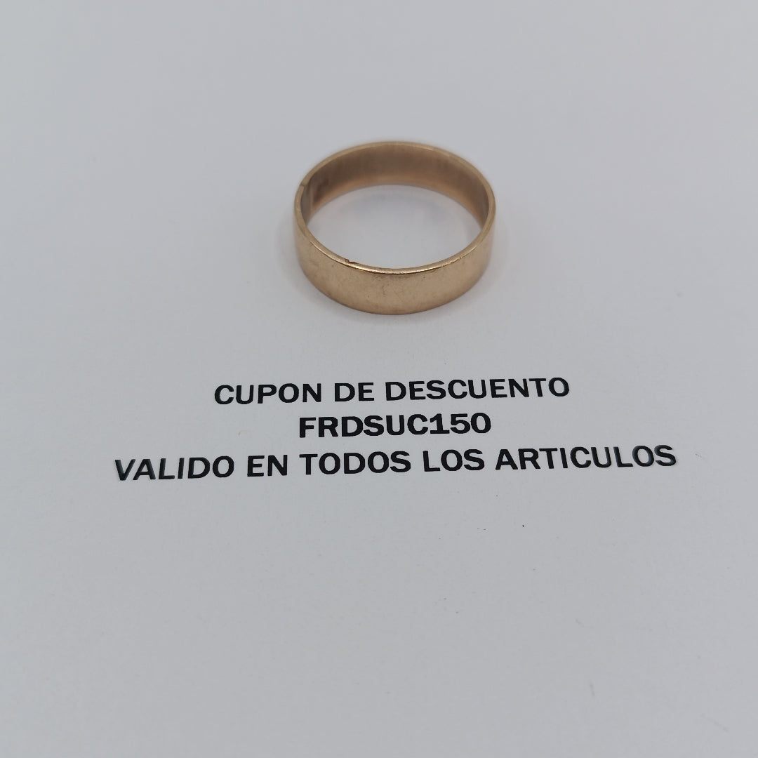 ARGOLLA ORO 14 K 4.9 GRMS (SEMINUEVO)