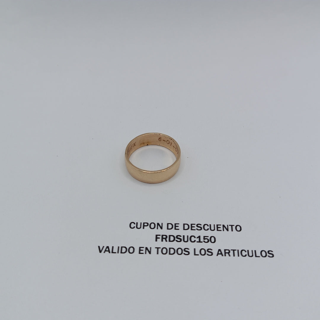 ARGOLLA ORO 14 K 5.4 GRMS (SEMINUEVO)