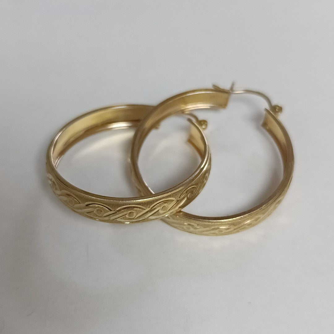 ARRACADAS PAR ORO 10 K 4.4 GRMS (SEMINUEVO)