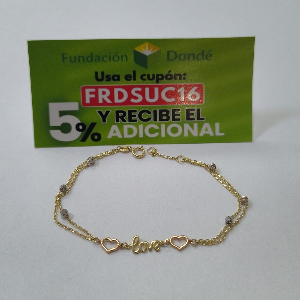 PULSERAS DAMA ORO 14K 1.5 (NUEVO)