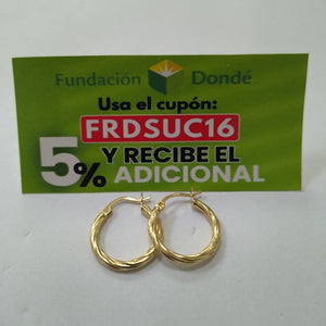ARRACADAS ORO 14K 1.4 (NUEVO)