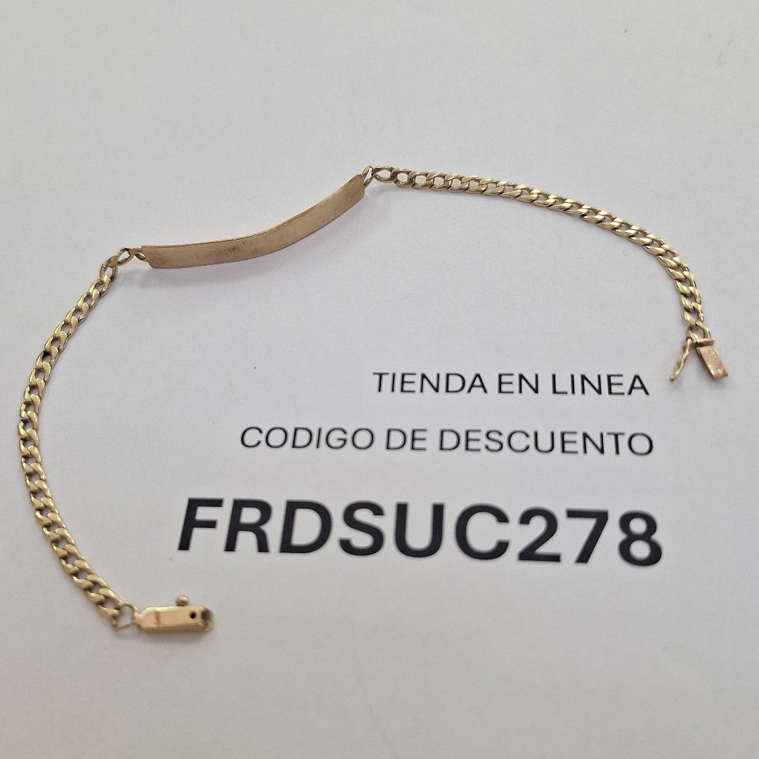 ESCLAVA ORO 10 K 4.9 GRMS (SEMINUEVO)