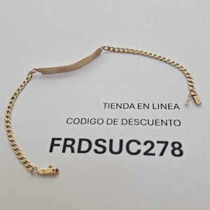 ESCLAVA ORO 10 K 4.9 GRMS (SEMINUEVO)