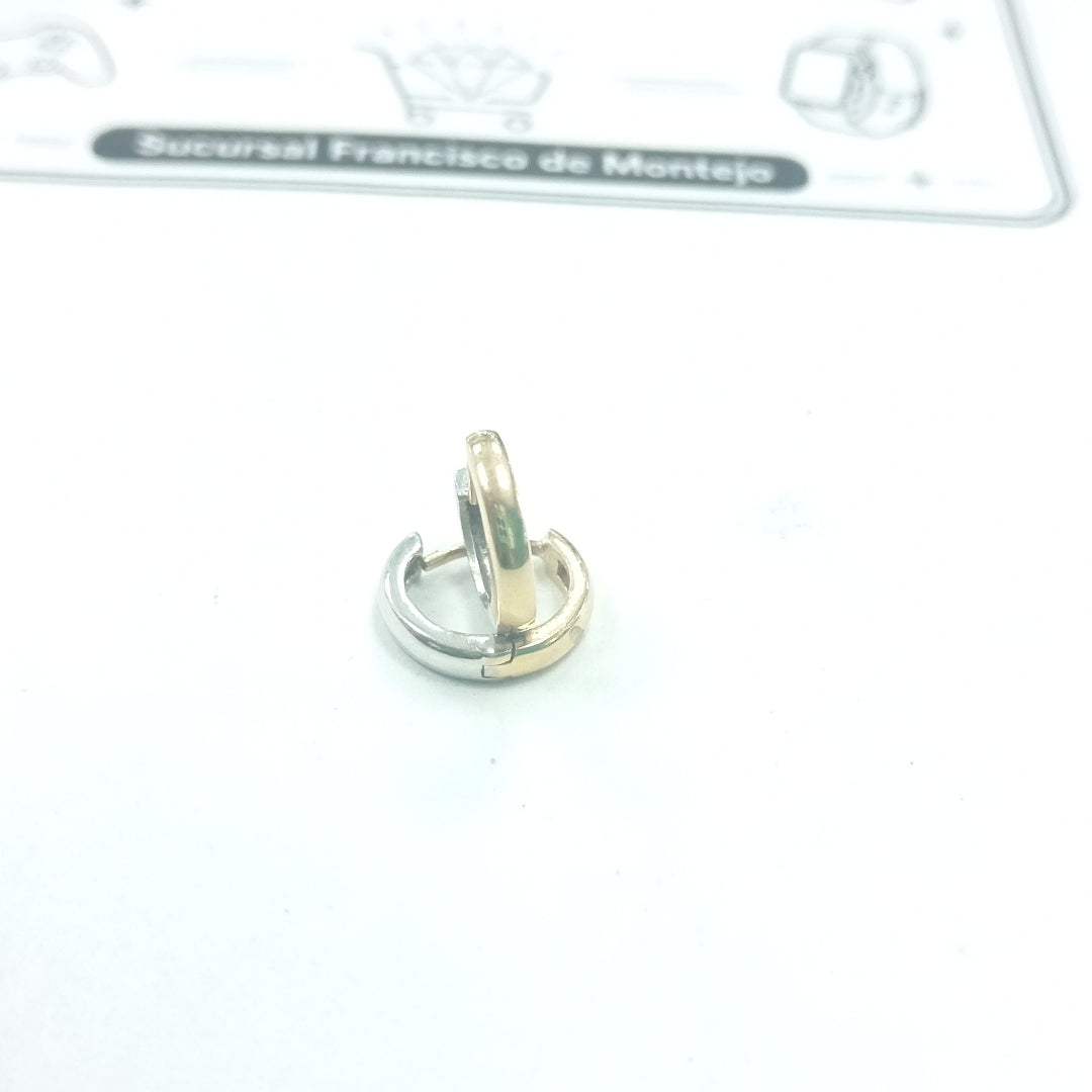 ARRACADAS PAR ORO 14 K 1.4 GRMS (SEMINUEVO)